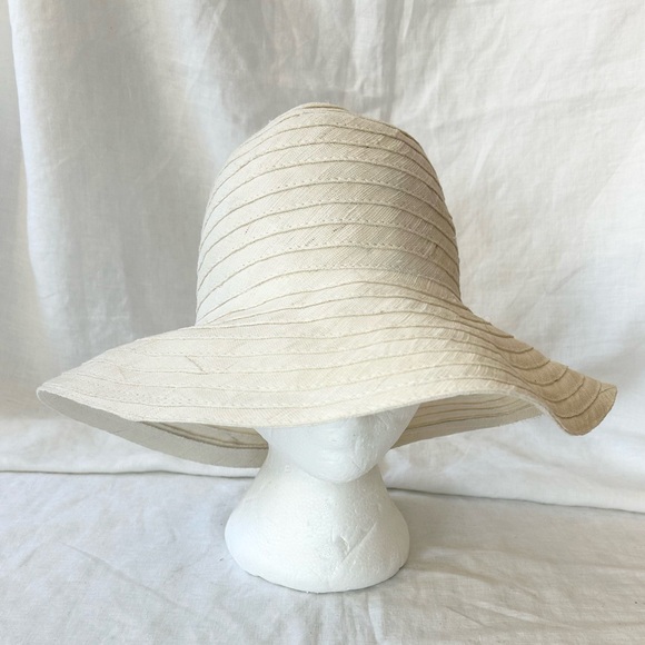August Hat Company Natural Linen Hat - Picture 2 of 15